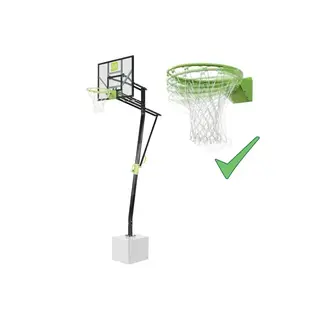 Basketballstativ EXIT Galaxy dunking Fastmontert | Justerbar høyde