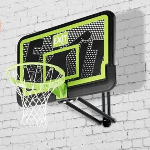 Basketballkurv EXIT Galaxy Black Komplett sett med dunkering