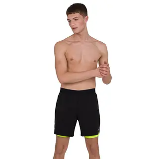 Multi-Sport badebukse/badeshorts Speedo | Svart/Gul | Xpress Light Eco
