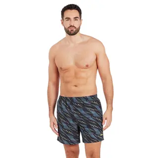 Lunar 16 Badeshorts Zoggs | Svart/Flerfarget | Durafeel