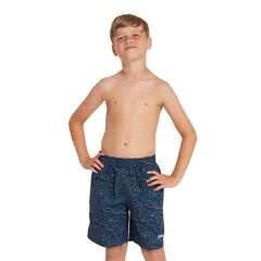 Seacrest Printed 15 Badeshorts jr 128cm Zoggs | Bl&#229;/Flerfarget | Ecodura