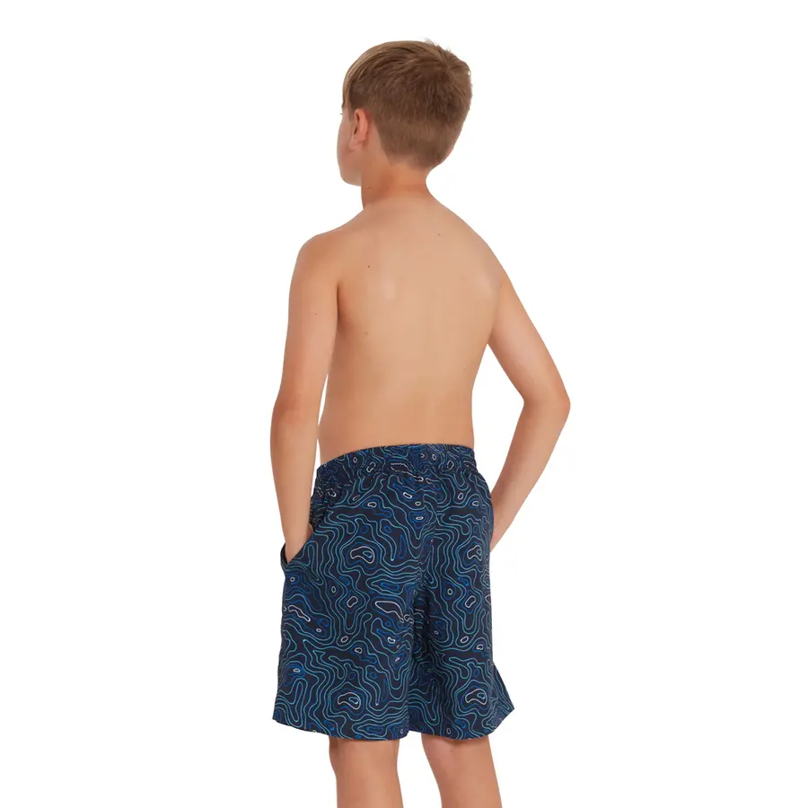 Seacrest Printed 15 Badeshorts jr 128cm Zoggs | Blå/Flerfarget | Ecodura 