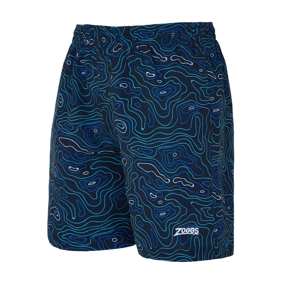 Seacrest Printed 15 Badeshorts jr 128cm Zoggs | Blå/Flerfarget | Ecodura 