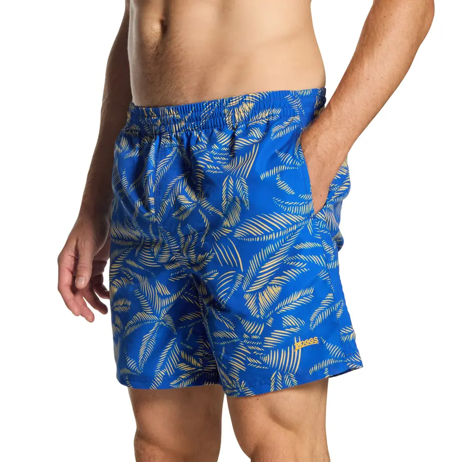 Leaf 16 Badeshorts M Zoggs | Blå/Beige | Ecodura 