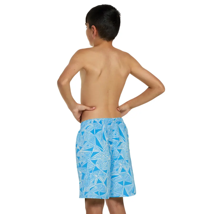 Geometric Printed 15 Badeshorts jr 128 Zoggs | Blå/Hvit | Ecodura 