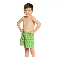 Finzilla Wateshorts Badeshorts 98cm Zoggs | Gr&#248;nn/Flerfarget | Ecodura