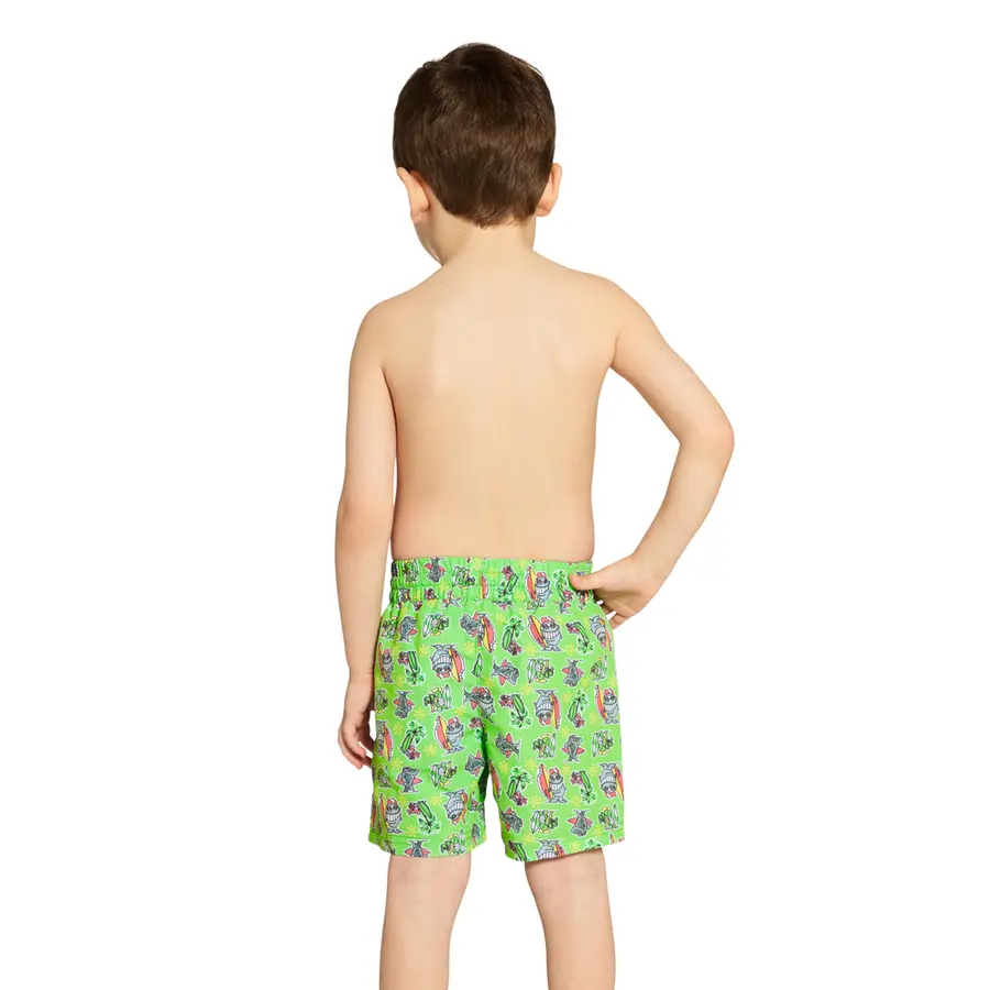Finzilla Wateshorts Badeshorts 98cm Zoggs | Grønn/Flerfarget | Ecodura 