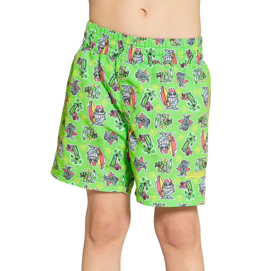 Finzilla Wateshorts Badeshorts 98cm Zoggs | Grønn/Flerfarget | Ecodura 
