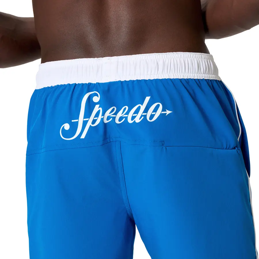 Solid Logo Volley 16 Badeshorts S Speedo | Blå | 4-Way Stretch 