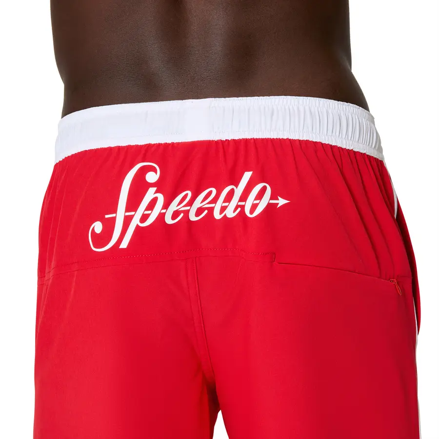 Solid Logo Volley 16 Badeshorts S Speedo | Rød | 4-Way Stretch 