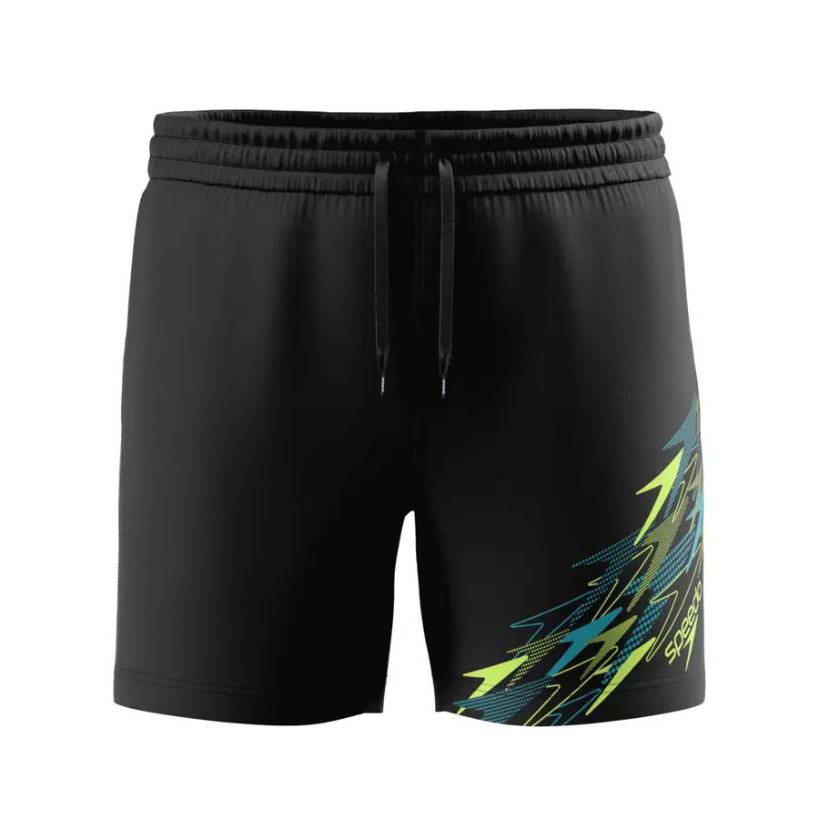 Speedo Medley Logo 16 Badeshorts XS Speedo | Svart/Grønn | Recycled Nylon 