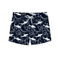 Big White Badeshorts Jr Slipstop | Svart/Hvit/Grå | Polyester