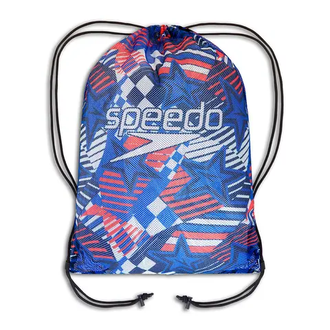 Speedo Equipment Mesh Bag Sv&#248;mmebag Star printed | Oppbevaringspose