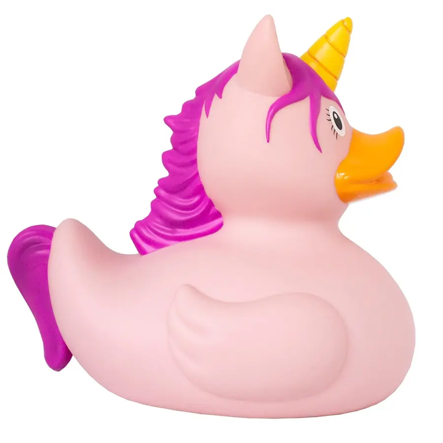 Badeand Stor | 23 cm | rosa Ekstra stor badeand - Enhjørning 