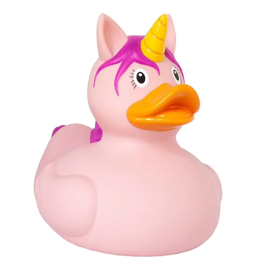 Badeand Stor | 23 cm | rosa Ekstra stor badeand - Enhjørning 
