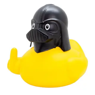 Badeand Mørk Ridder | 27 cm Ekstra stor badeand