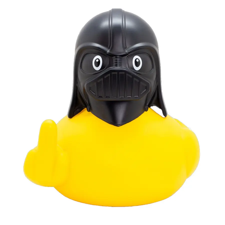 Badeand Mørk Ridder | 27 cm Ekstra stor badeand 