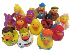 Pakke med assorterte badeender 24 stk