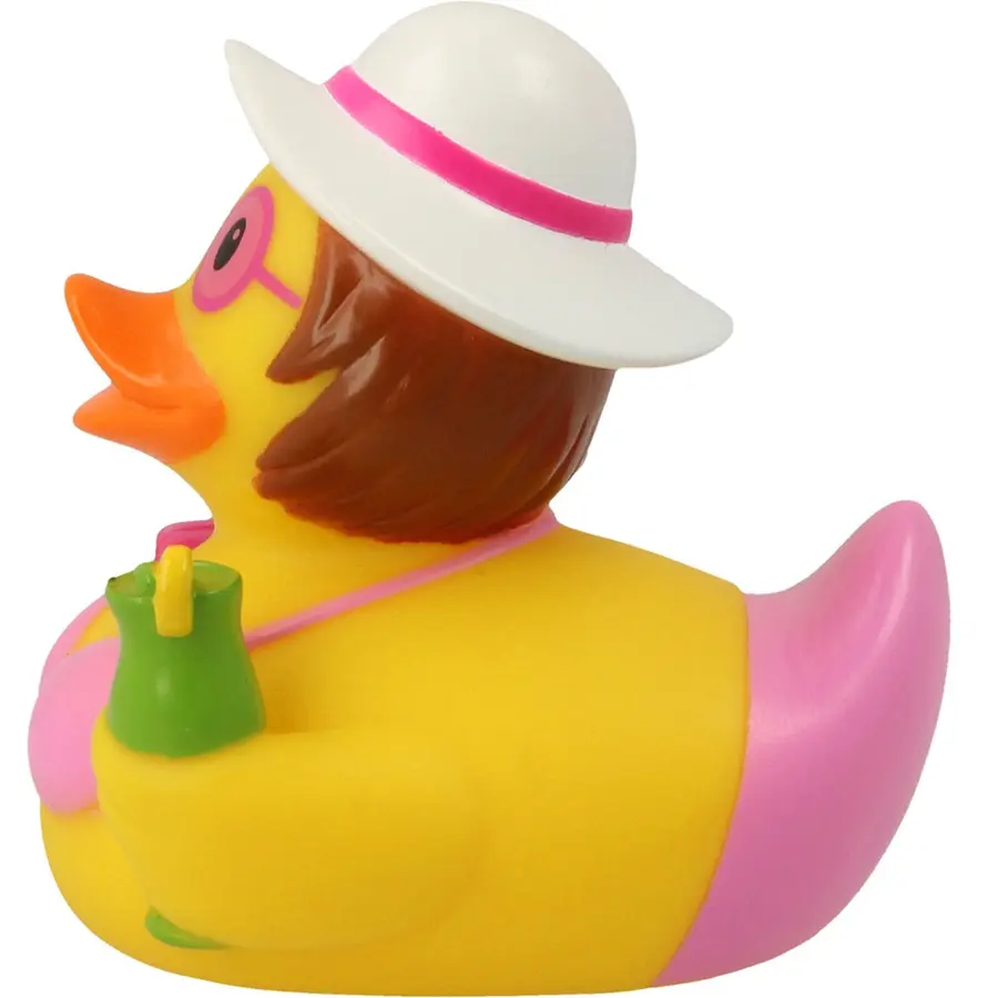 Badeand Dame på Ferie 