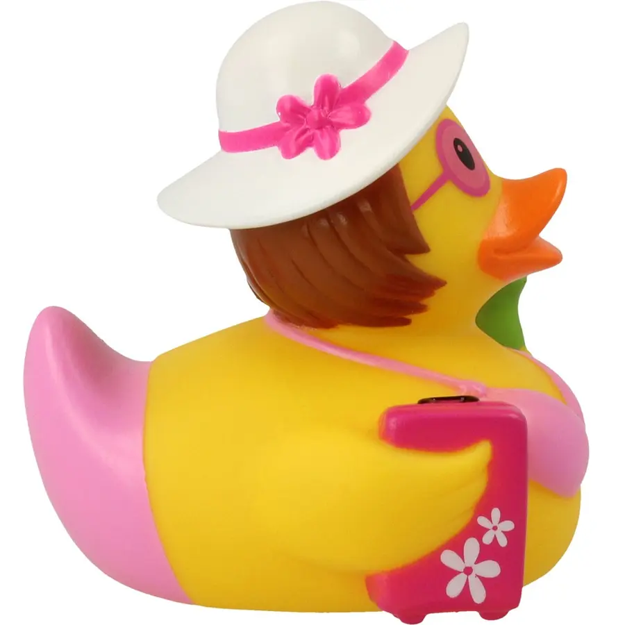 Badeand Dame på Ferie 