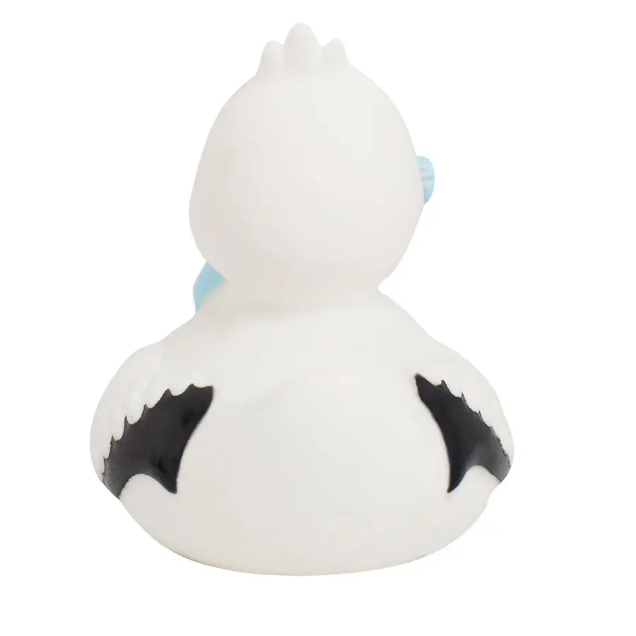 Badeand Stork med Baby 