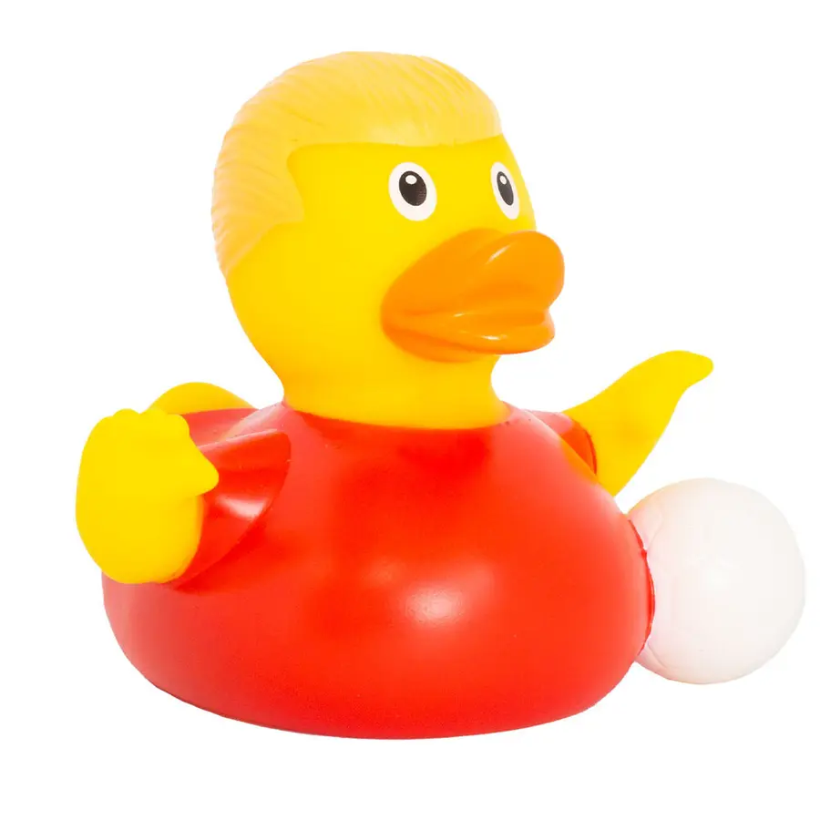 Badeand Fotballstjerne Rød 