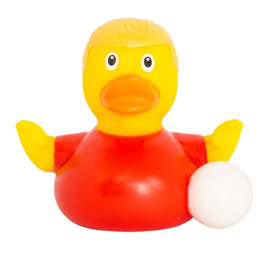 Badeand Fotballstjerne Rød 