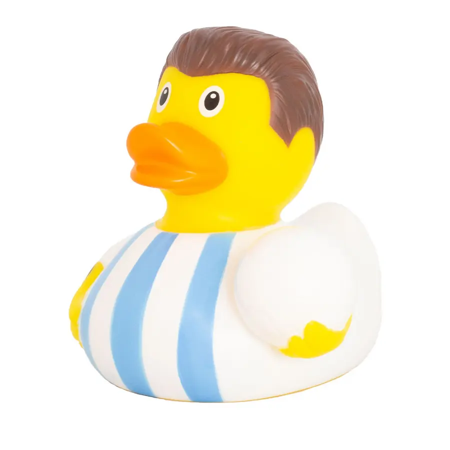 Badeand Fotballstjerne Hvit 