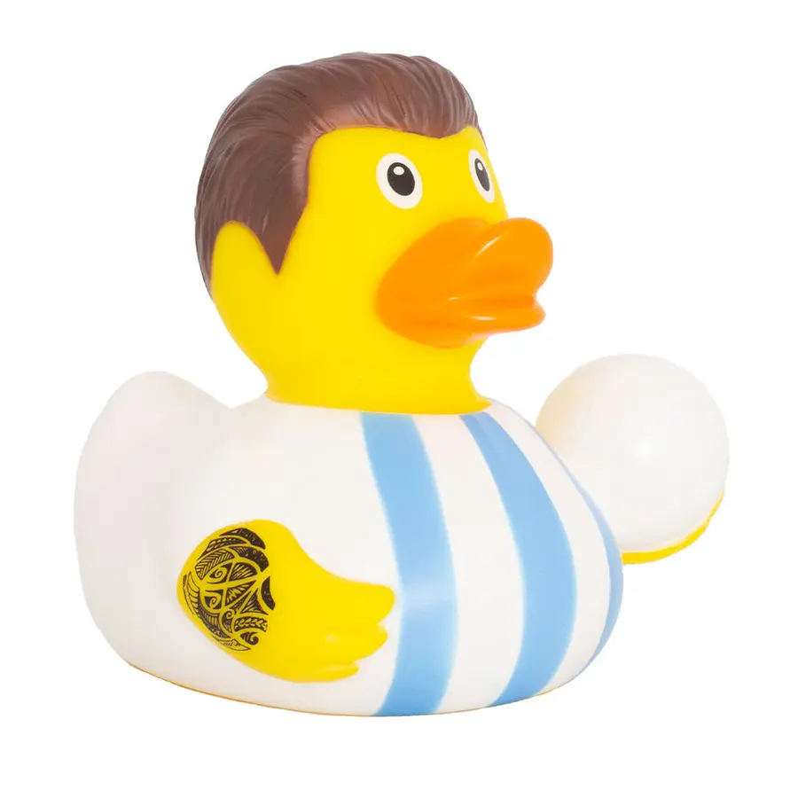 Badeand Fotballstjerne Hvit 