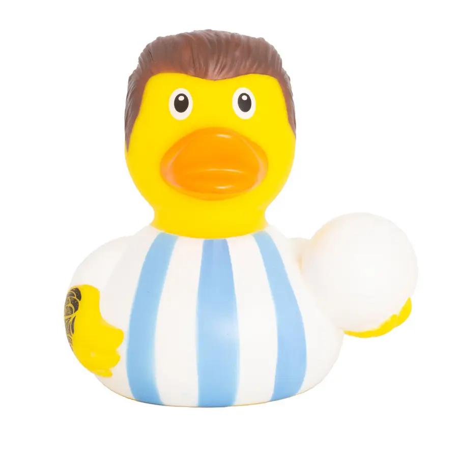 Badeand Fotballstjerne Hvit 