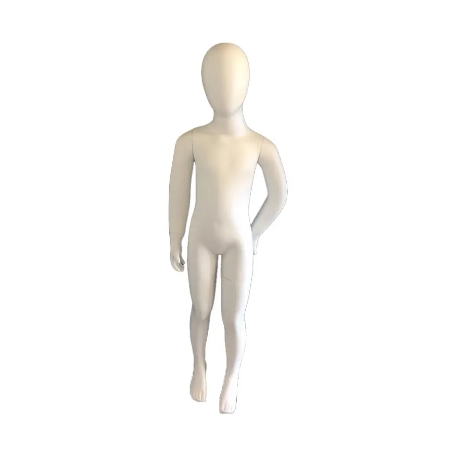 Mannekeng Barn hvit - 119 cm 