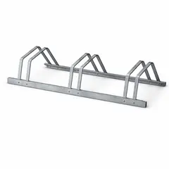 Sykkelstativ for mark og vegg 3 plasser