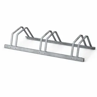 Sykkelstativ for mark og vegg 3 plasser