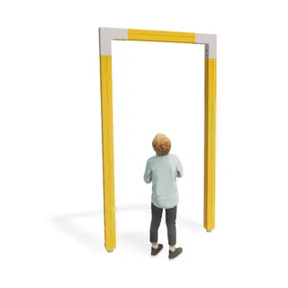 Start og mål til hinderløype Til lekeplass og treningspark