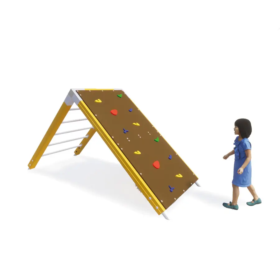 Klatrestativ med klatregrep og stenger Til lekeplass og treningspark 