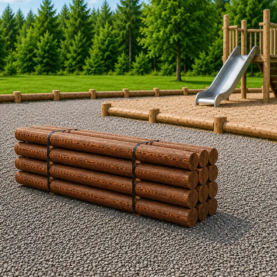 Rundstokk hel 12 cm Lengde 4 meter 