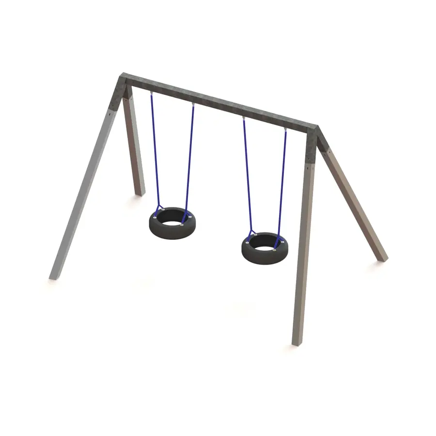 Huskestativ i lakkert stål For 2 huskeseter 