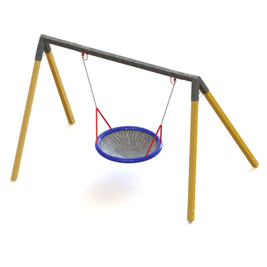 Huskestativ i stål og furu For fugleredehuske 