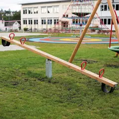 Vippe 4-seter 4 seter dumphuske til lekeplasser