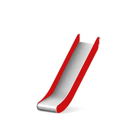Skile medium | Rød 120 cm 120 cm rød rutsjebane med jordanker
