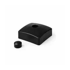 Stolpehatt svart | 95 x 95 mm