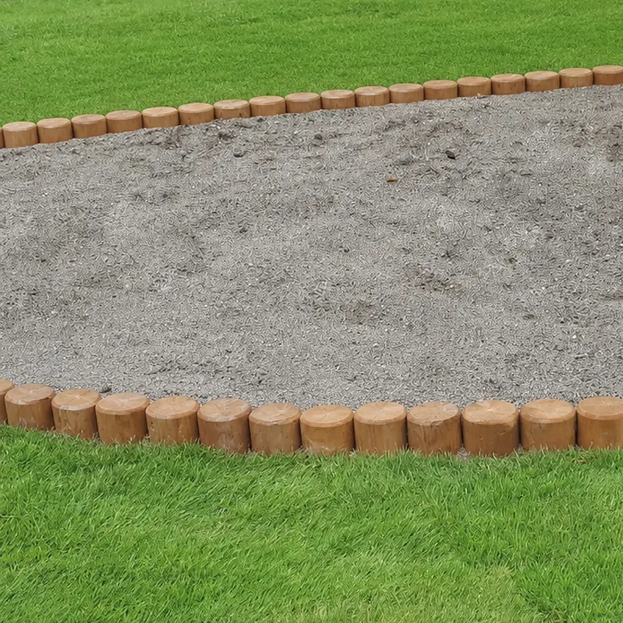 Sandkassekant stående kubb Ø12 cm | 60 cm høyde 