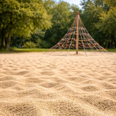 Fallunderlag | Sand pr.tonn Støtsand - fallsand til lekeplasser
