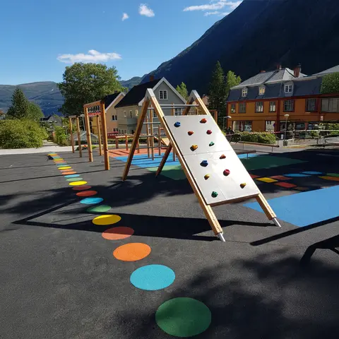 Fallunderlag | Gummiasfalt Gummiasfalt til lekeplasser