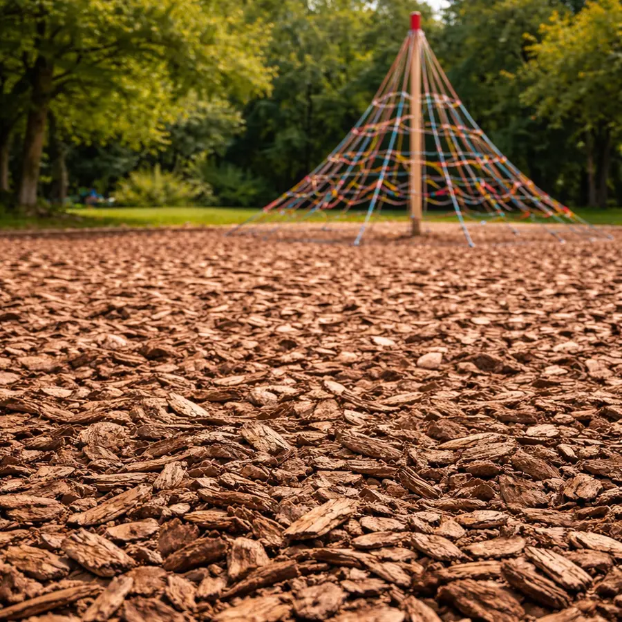 Fallunderlag | Bark pr.tonn Bark til lekeplasser 