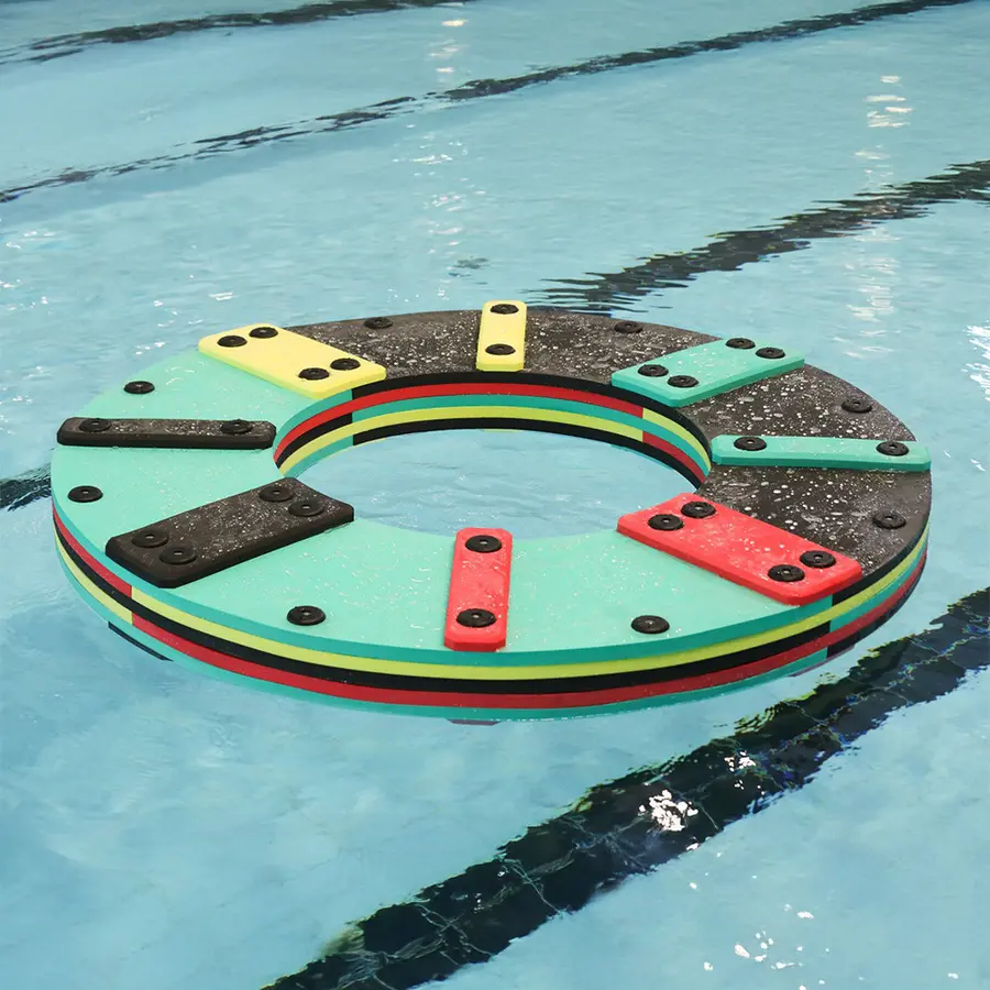 Flyteleke Lykkehjul Stor vannleke til basseng 