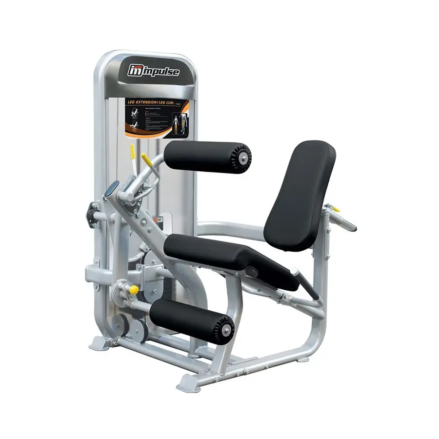 Impulse PL9019 Leg extension | Legcurl Kombi treningsapparat | Magasinapparat 