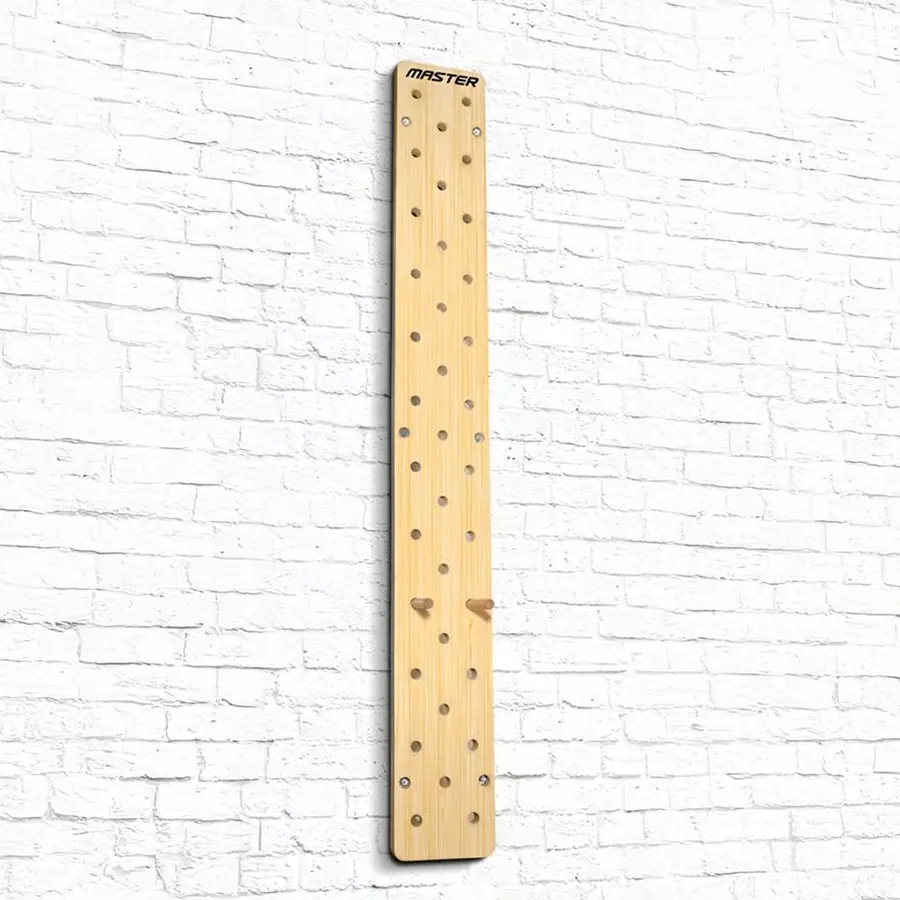Treningsvegg MF Peg Board 242 cm Klatrevegg | 35 hull | 242 x 30 x 4 cm 