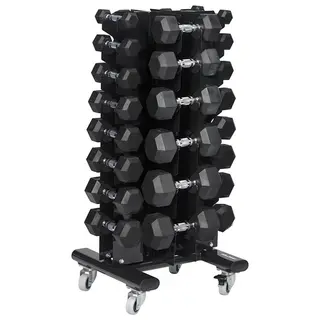 Master Fitness Manualstativ til 14 par Hexagon 1-20 kg | Hantelstativ