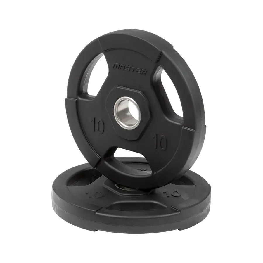 Vektskive Gummiert Master Fitness 10 kg Hull 50 mm| Stk. 